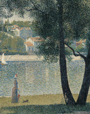 ジョルジュ•スーラ 『セーヌ川、クールブヴォワにて』Georges Seurat La Seine à Courbevoie